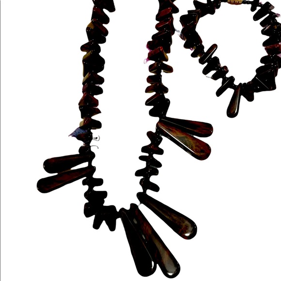 Like new Womens Baltic Amber necklace and earrings bundle - Picture 2 of 7